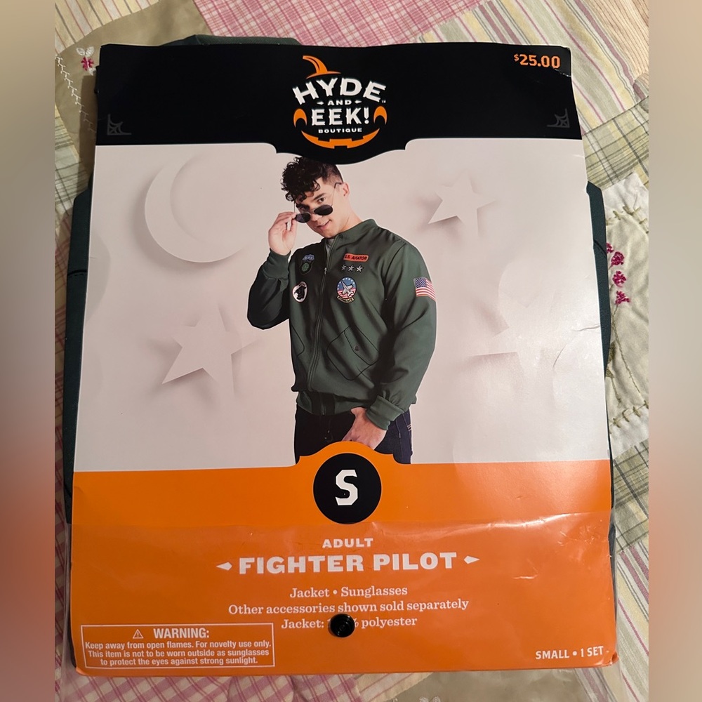 Fighter Pilot Kids Costume - Green